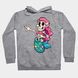 Skeleton mermaid Hoodie